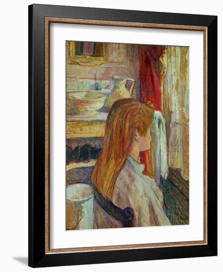 A Woman at Her Window, 1893-Henri de Toulouse-Lautrec-Framed Giclee Print