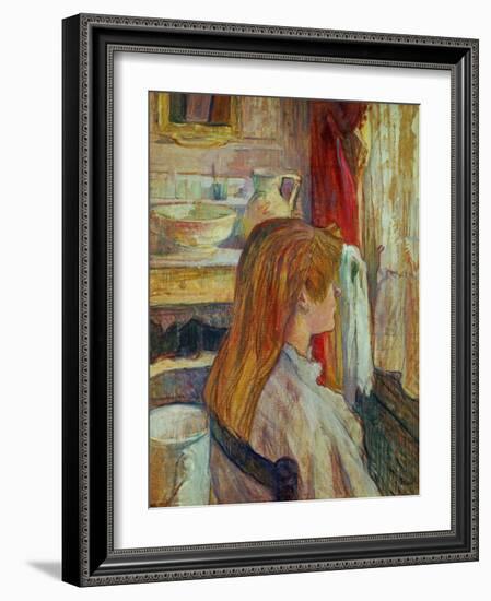 A Woman at Her Window, 1893-Henri de Toulouse-Lautrec-Framed Giclee Print