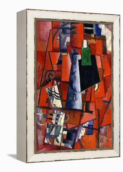 A Woman at the Piano, 1913-Kazimir Malevich-Framed Premier Image Canvas