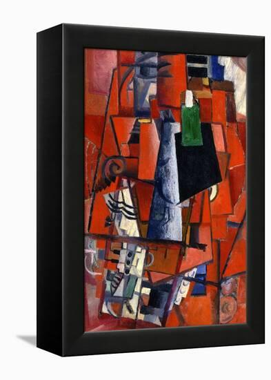 A Woman at the Piano, 1913-Kazimir Malevich-Framed Premier Image Canvas