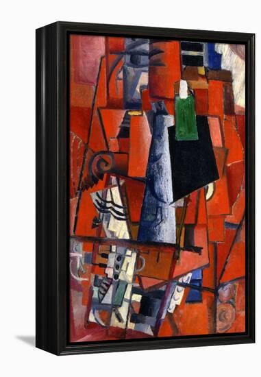 A Woman at the Piano, 1913-Kazimir Malevich-Framed Premier Image Canvas