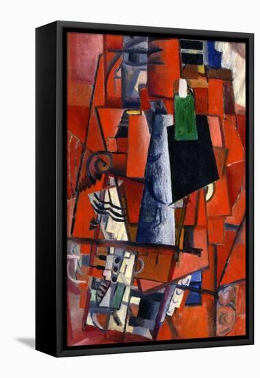A Woman at the Piano, 1913-Kazimir Malevich-Framed Premier Image Canvas