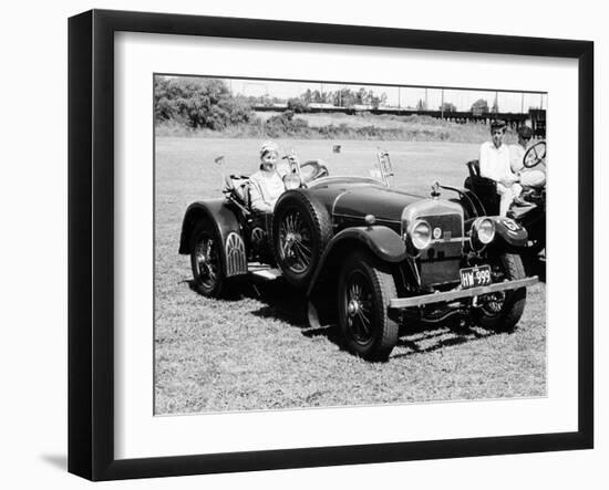 A Woman at the Wheel of a 3.6 Litre 1914 Hispano-Suiza Alfonso XIII, Sydney, Australia-null-Framed Photographic Print