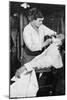 A Woman Barber, 1917-null-Mounted Giclee Print