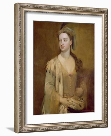 A Woman, Called Lady Mary Wortley Montagu, c.1715-20-Godfrey Kneller-Framed Giclee Print