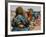 A Woman Carries Her Son-null-Framed Photographic Print