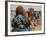 A Woman Carries Her Son-null-Framed Photographic Print