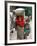 A Woman Carries Relief Supplies at Jula Village, Near Uri, India-null-Framed Photographic Print