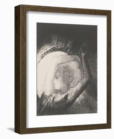 A Woman Clothed by the Sun, 1899-Odilon Redon-Framed Giclee Print