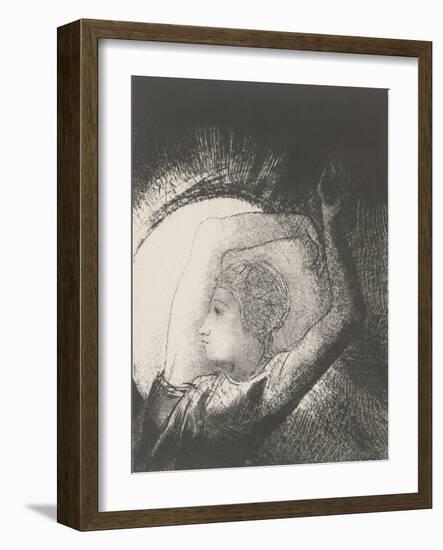 A Woman Clothed by the Sun, 1899-Odilon Redon-Framed Giclee Print