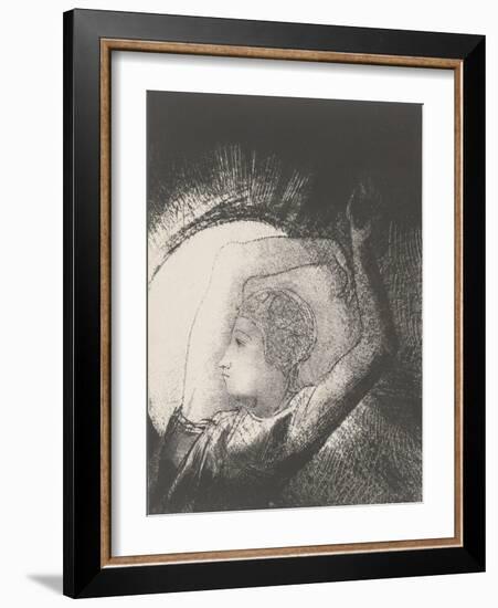 A Woman Clothed by the Sun, 1899-Odilon Redon-Framed Giclee Print