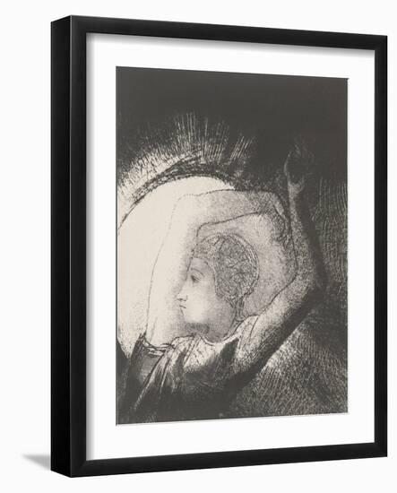 A Woman Clothed by the Sun, 1899-Odilon Redon-Framed Giclee Print