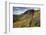 A Woman Enjoys a Morning Trail Run in a Meadow of Wildflowers at Snowbird Ski and Summer Resort, Ut-Adam Barker-Framed Photographic Print