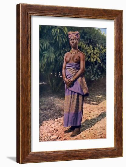 A Woman from Accra, Ghana, 1922-PA McCann-Framed Giclee Print