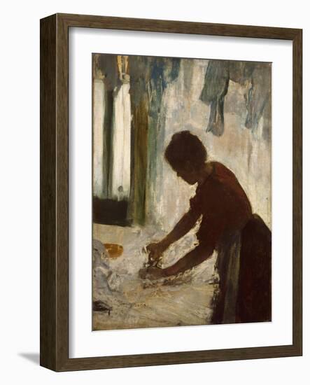 A Woman Ironing, 1873-Edgar Degas-Framed Giclee Print