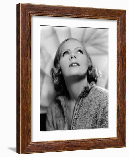 A WOMAN OF AFFAIRS, 1929 directed by CLARENCE BROWN with Greta Garbo (b/w photo)-null-Framed Photo