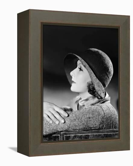 A WOMAN OF AFFAIRS, 1929 directed by CLARENCE BROWN with Greta Garbo (b/w photo)-null-Framed Stretched Canvas