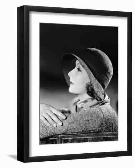 A WOMAN OF AFFAIRS, 1929 directed by CLARENCE BROWN with Greta Garbo (b/w photo)-null-Framed Photo