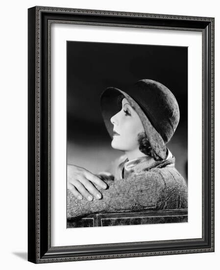 A WOMAN OF AFFAIRS, 1929 directed by CLARENCE BROWN with Greta Garbo (b/w photo)-null-Framed Photo