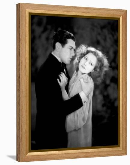 A WOMAN OF AFFAIRS, 1929 directed by CLARENCE BROWN with Greta Garbo / John Mack Brown (photo)-null-Framed Stretched Canvas