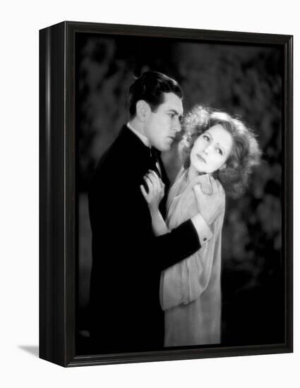 A WOMAN OF AFFAIRS, 1929 directed by CLARENCE BROWN with Greta Garbo / John Mack Brown (photo)-null-Framed Stretched Canvas