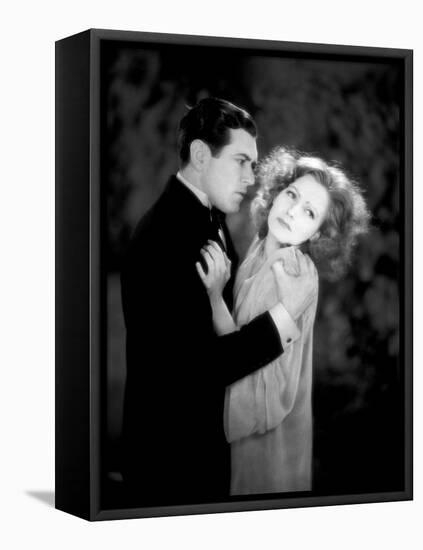 A WOMAN OF AFFAIRS, 1929 directed by CLARENCE BROWN with Greta Garbo / John Mack Brown (photo)-null-Framed Stretched Canvas