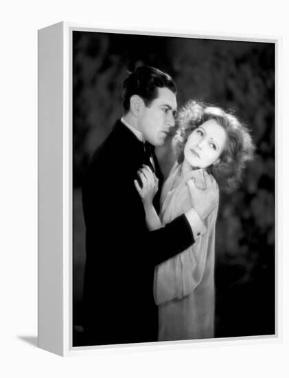 A WOMAN OF AFFAIRS, 1929 directed by CLARENCE BROWN with Greta Garbo / John Mack Brown (photo)-null-Framed Stretched Canvas