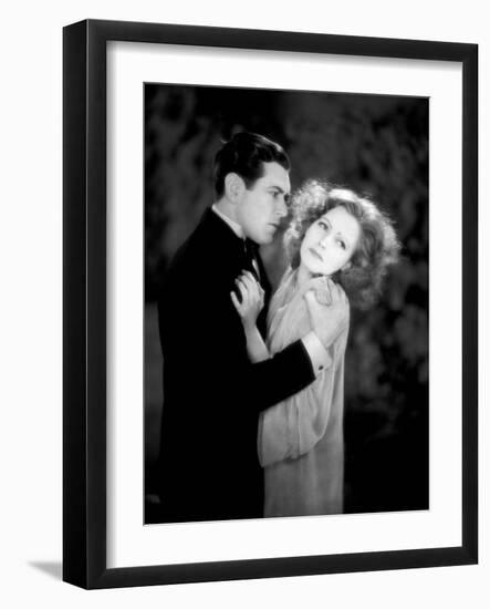 A WOMAN OF AFFAIRS, 1929 directed by CLARENCE BROWN with Greta Garbo / John Mack Brown (photo)-null-Framed Photo