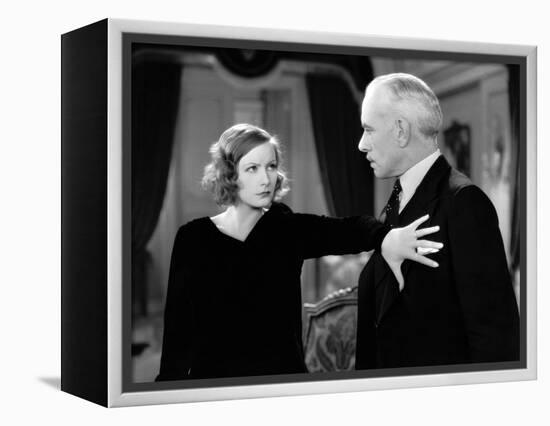 A WOMAN OF AFFAIRS, 1929 directed by CLARENCE BROWN with Greta Garbo / Lewis Stone (photo)-null-Framed Stretched Canvas