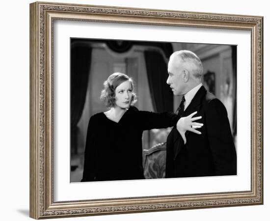 A WOMAN OF AFFAIRS, 1929 directed by CLARENCE BROWN with Greta Garbo / Lewis Stone (photo)-null-Framed Photo