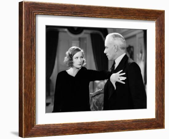 A WOMAN OF AFFAIRS, 1929 directed by CLARENCE BROWN with Greta Garbo / Lewis Stone (photo)-null-Framed Photo