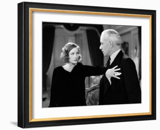 A WOMAN OF AFFAIRS, 1929 directed by CLARENCE BROWN with Greta Garbo / Lewis Stone (photo)-null-Framed Photo