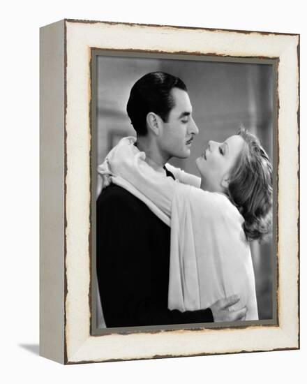 A WOMAN OF AFFAIRS, 1929 directed by CLARENCE BROWN with John Gilbert / Greta Garbo (b/w photo)-null-Framed Stretched Canvas