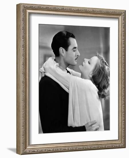 A WOMAN OF AFFAIRS, 1929 directed by CLARENCE BROWN with John Gilbert / Greta Garbo (b/w photo)-null-Framed Photo