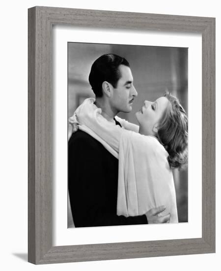 A WOMAN OF AFFAIRS, 1929 directed by CLARENCE BROWN with John Gilbert / Greta Garbo (b/w photo)-null-Framed Photo