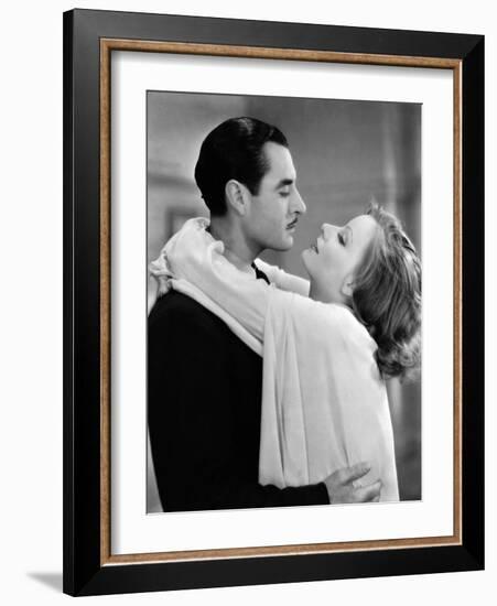 A WOMAN OF AFFAIRS, 1929 directed by CLARENCE BROWN with John Gilbert / Greta Garbo (b/w photo)-null-Framed Photo