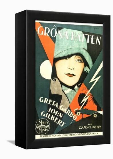 A Woman of Affairs, Swedish Movie Poster, 1928-null-Framed Stretched Canvas