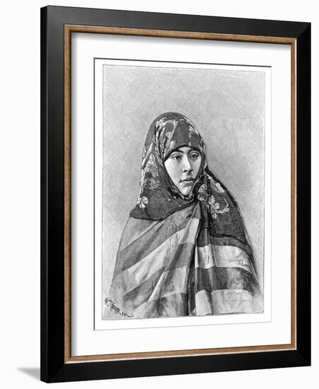 A Woman of Brussa, Turkey, 1895-Henri Thiriat-Framed Giclee Print