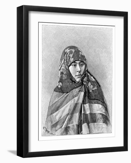 A Woman of Brussa, Turkey, 1895-Henri Thiriat-Framed Giclee Print