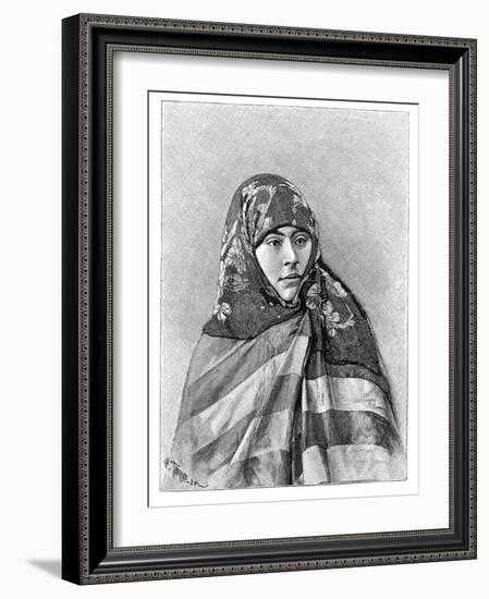 A Woman of Brussa, Turkey, 1895-Henri Thiriat-Framed Giclee Print