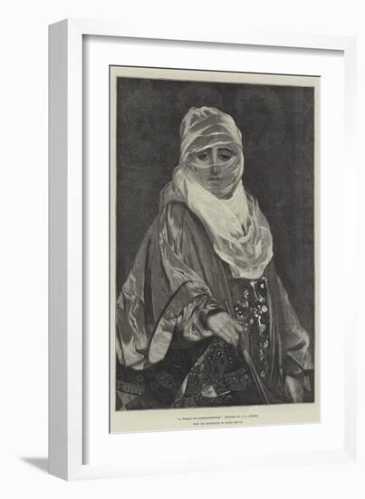 A Woman of Constantinople-Jean Leon Gerome-Framed Giclee Print