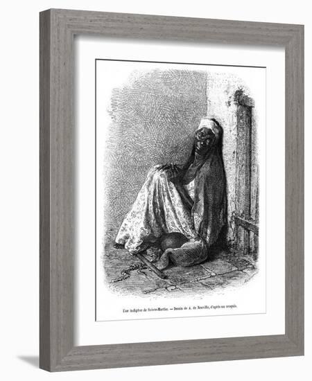 A Woman of Santa Marta, Colombia, 19th Century-A de Neuville-Framed Giclee Print