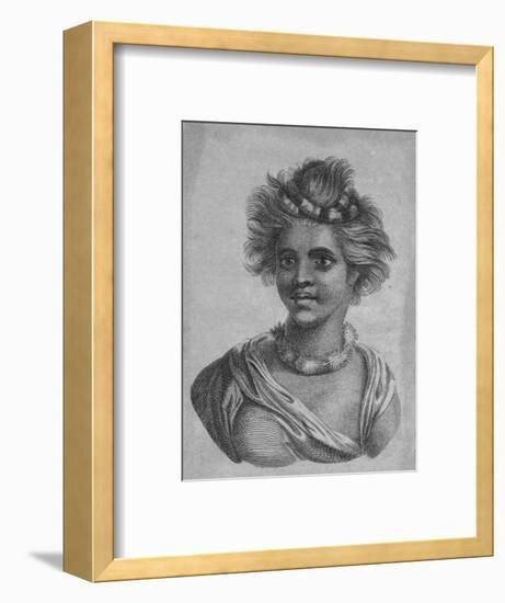 'A Woman of the Sandwich Islands', c18th century-Unknown-Framed Giclee Print