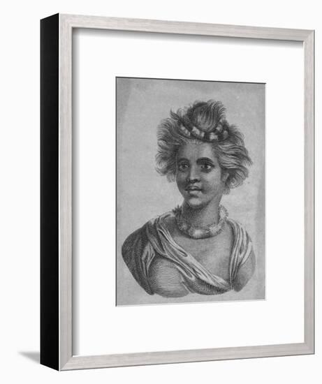 'A Woman of the Sandwich Islands', c18th century-Unknown-Framed Giclee Print