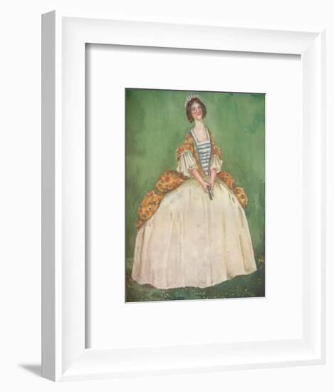 'A Woman of the Time of Queen Anne', 1907-Dion Clayton Calthrop-Framed Giclee Print