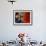 A Woman Offers Prayers to a Banyan Tree Covered by Sacred Thread-null-Framed Photographic Print displayed on a wall