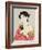 A Woman Powdering Her Neck-Ioki Bunsai-Framed Giclee Print