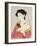 A Woman Powdering Her Neck-Ioki Bunsai-Framed Giclee Print