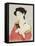 A Woman Powdering Her Neck-Ioki Bunsai-Framed Premier Image Canvas