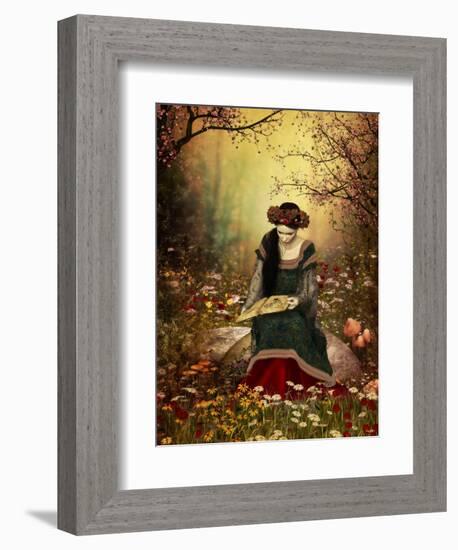 A Woman Reading A Book-Atelier Sommerland-Framed Premium Giclee Print